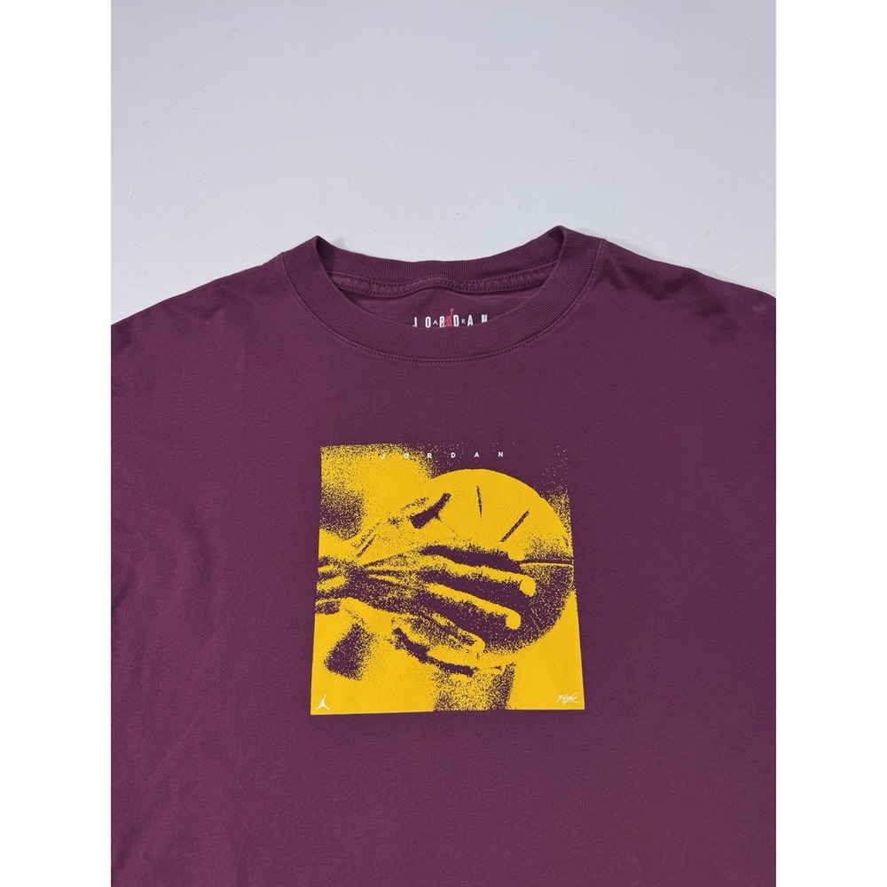 Jordan Shirt Mens Medium Red Graphic Statement 85 Tee Double Sided DV1441-680